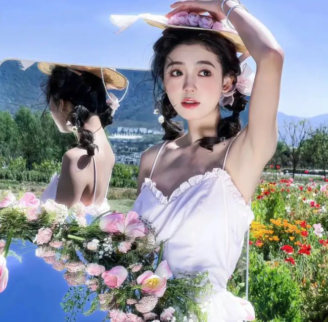 树下有片红房子